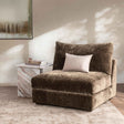Ludwig Mossed Brown Armless Chair by Classic Home at Eve Furniture