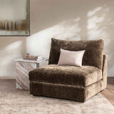 Ludwig Mossed Brown Armless Chair by Classic Home at Eve Furniture