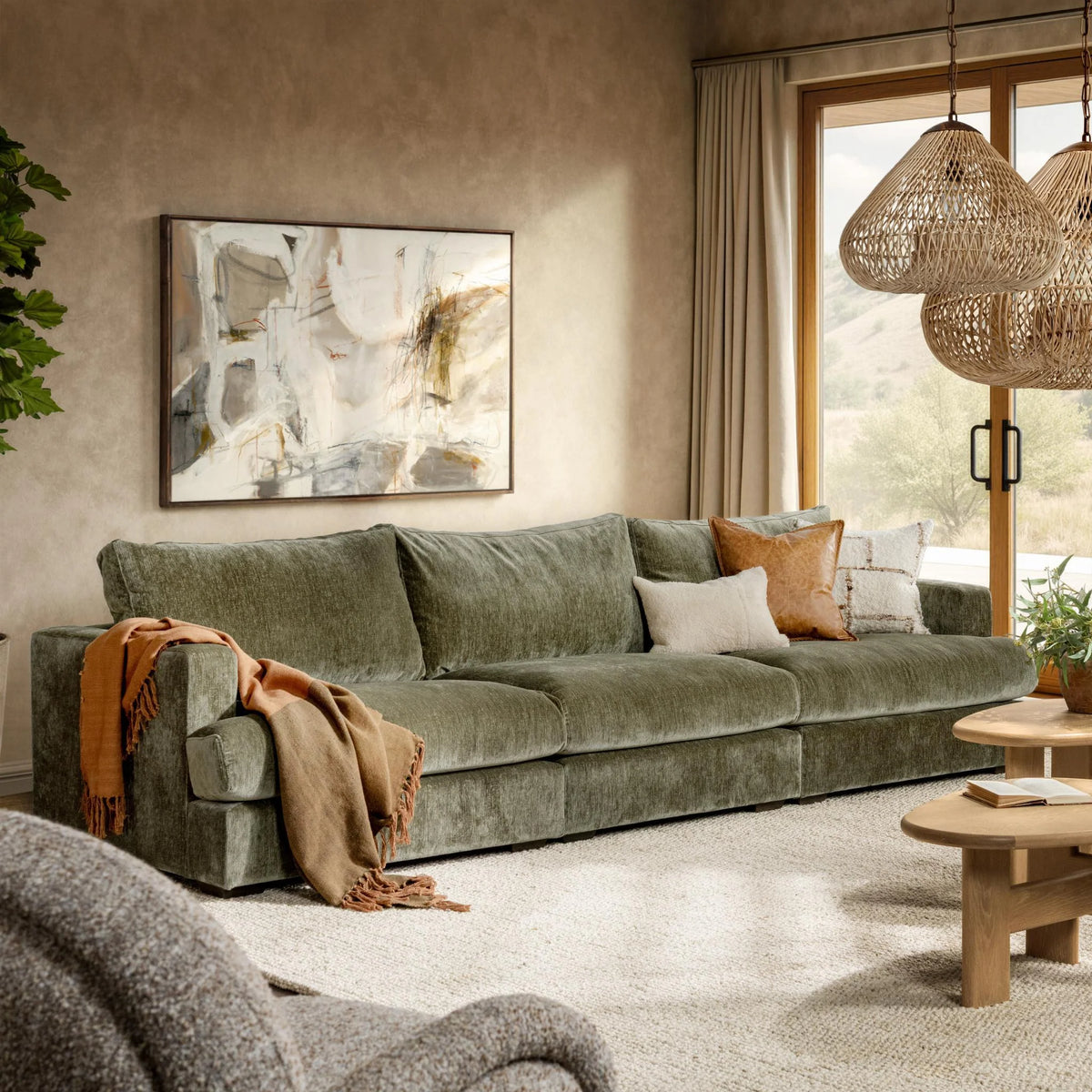 Ludwig Willow Drift 3 Piece Sofa by Classic Home at Eve Furniture