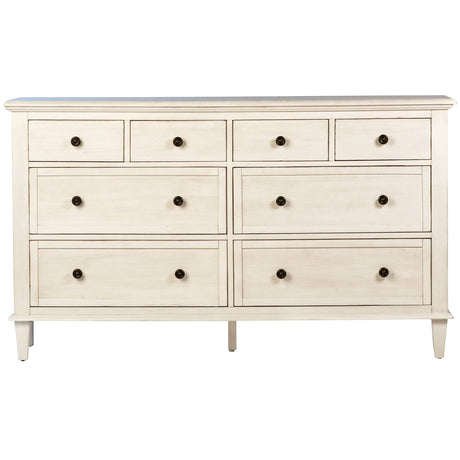 Lugano Dresser, White Wash by Dovetail at Eve Furniture