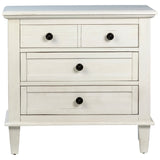 Lugano Nightstand, White Wash by Dovetail at Eve Furniture