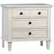 Lugano Nightstand, White Wash by Dovetail at Eve Furniture