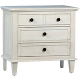 Lugano Nightstand, White Wash by Dovetail at Eve Furniture