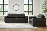 Luigi Thunder Leather Living Room Set by Ashley at Eve Furniture