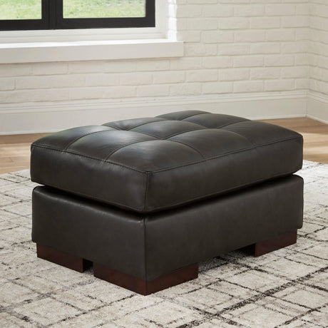 Luigi Thunder Leather Living Room Set by Ashley at Eve Furniture