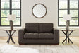Luigi Thunder Leather Loveseat by Ashley at Eve Furniture
