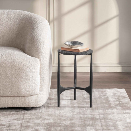 Luka End Table - Charcoal Forge by Classic Home at Eve Furniture