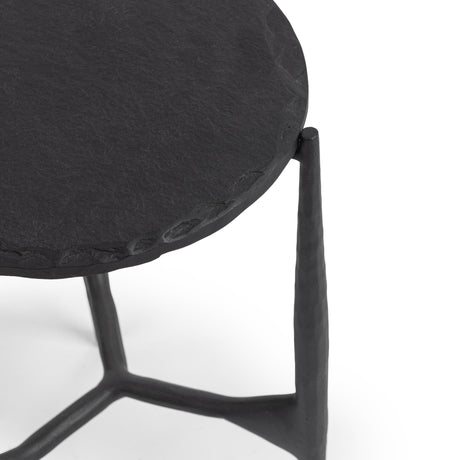 Luka Charcoal Forge End Table by Classic Home at Eve Furniture