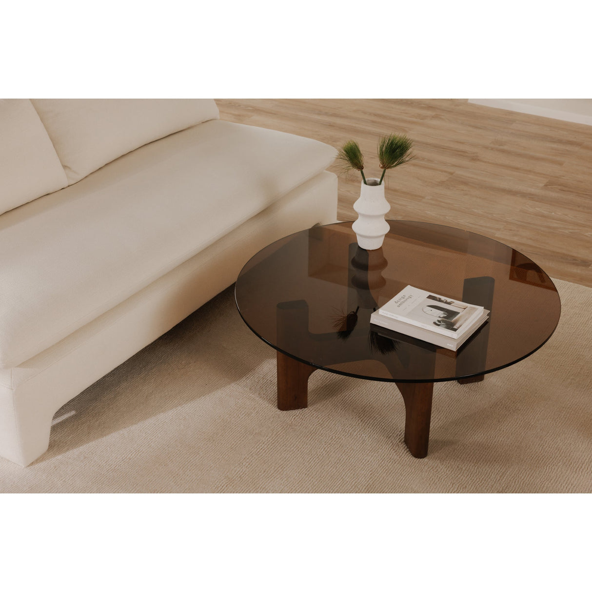 Luke Amber Coffee Table by Moe's Home at Eve Furniture