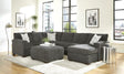 Luke Charcoal Sectional by Happy Homes at Eve Furniture