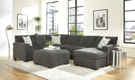 Luke Charcoal Sectional by Happy Homes at Eve Furniture