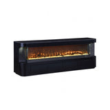 Luken Black TV Stand by Furniture of America at Eve Furniture