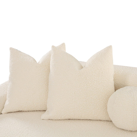 Lulu Cream Boucle Modular Sofa by TOV Furniture at Eve Furniture