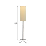 Lumaris Black Solar Floor Lamp by Zuomod at Eve Furniture