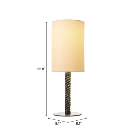 Lumaris Black Solar Table Lamp by Zuomod at Eve Furniture