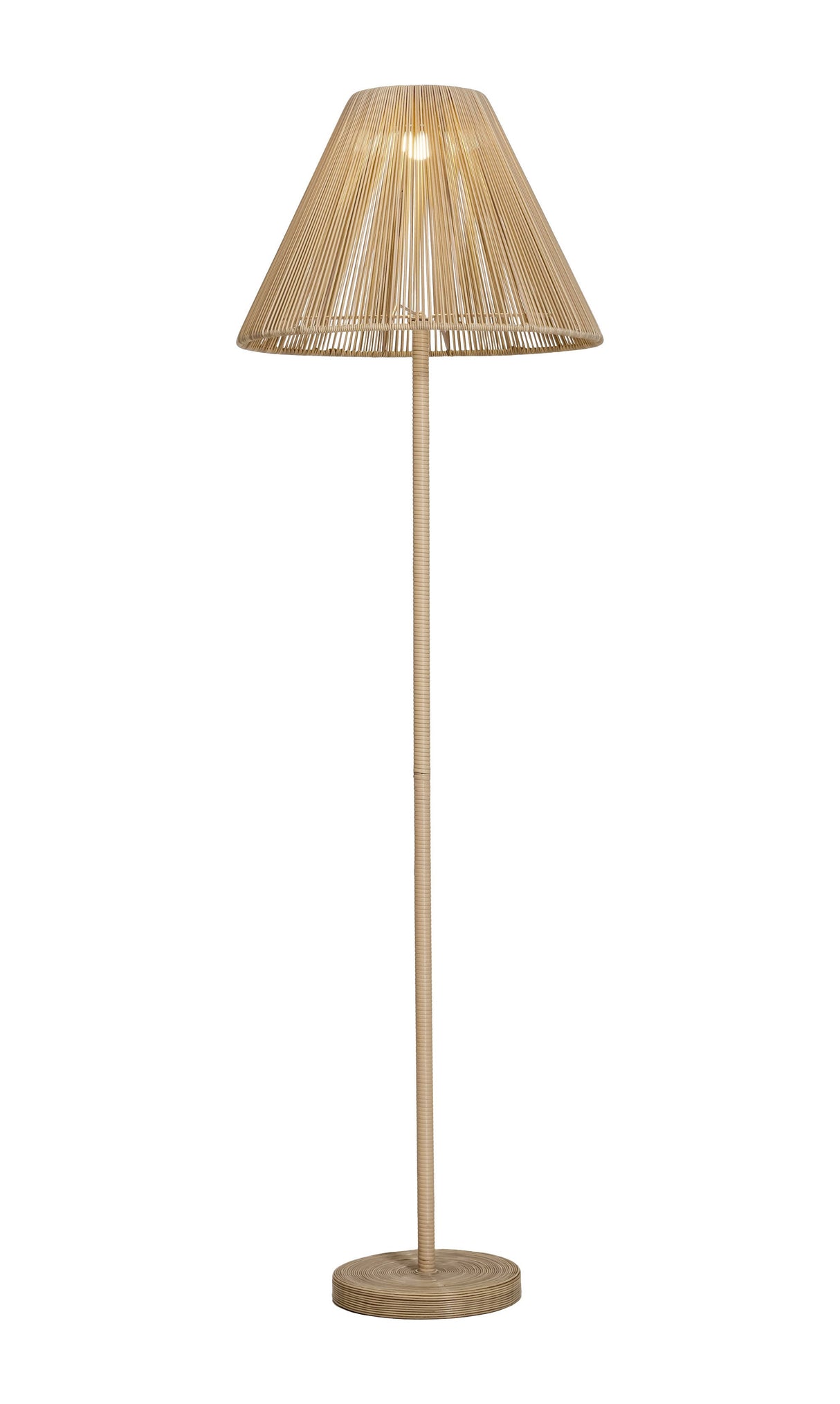 Lumika Beige Solar Floor Lamp by Zuomod at Eve Furniture