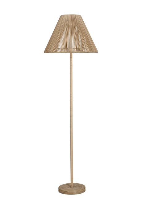 Lumika Beige Solar Floor Lamp by Zuomod at Eve Furniture