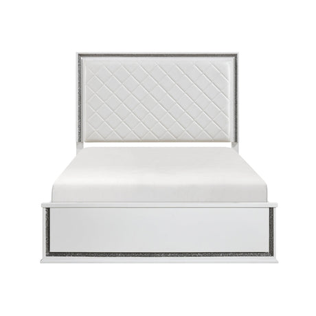 Lumin Pearl White Chest by Homelegance at Eve Furniture