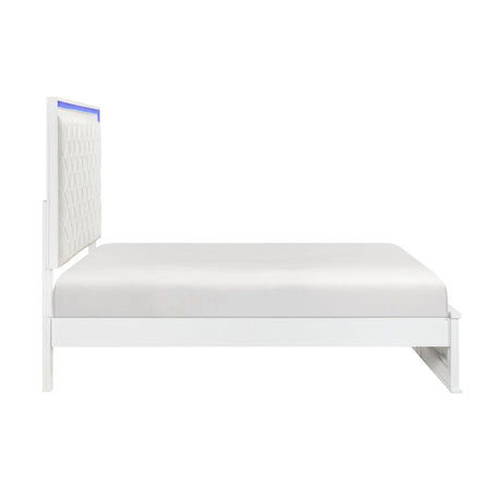 Lumin Pearl White Chest by Homelegance at Eve Furniture