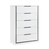 Lumin Pearl White Chest by Homelegance at Eve Furniture