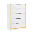 Lumin Pearl White Chest by Homelegance at Eve Furniture