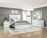 Lumin Pearl White Dresser by Homelegance at Eve Furniture