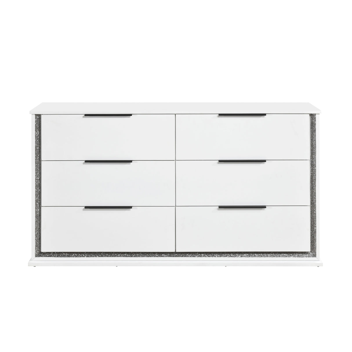 Lumin Pearl White Dresser by Homelegance at Eve Furniture