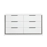 Lumin Pearl White Dresser by Homelegance at Eve Furniture