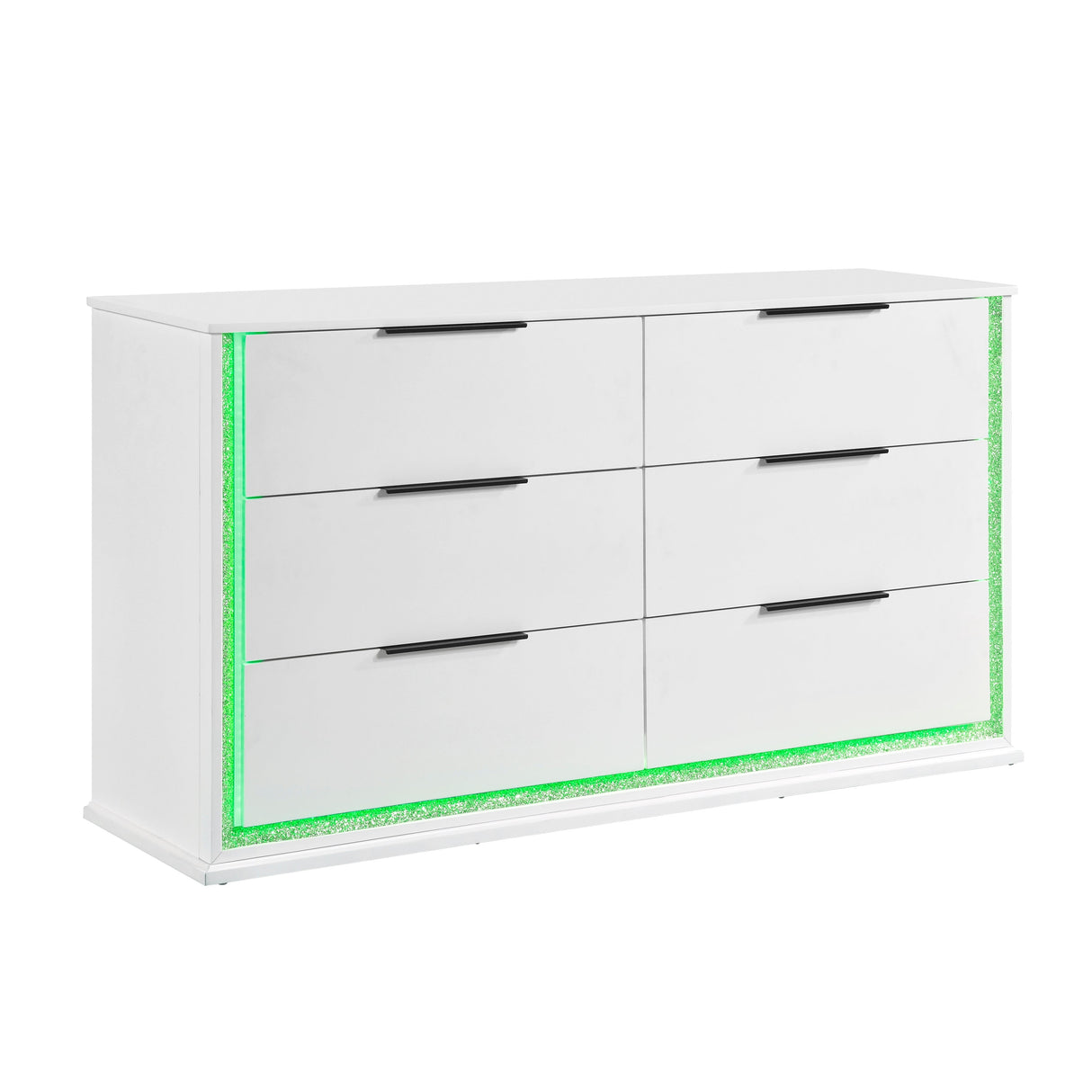 Lumin Pearl White Dresser by Homelegance at Eve Furniture
