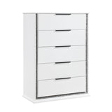Lumin Pearl White Mirror by Homelegance at Eve Furniture