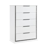 Lumin Pearl White Mirror by Homelegance at Eve Furniture