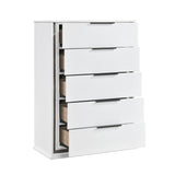 Lumin Pearl White Mirror by Homelegance at Eve Furniture