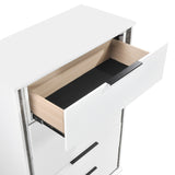 Lumin Pearl White Mirror by Homelegance at Eve Furniture
