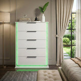 Lumin Pearl White Mirror by Homelegance at Eve Furniture