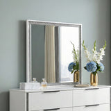 Lumin Pearl White Mirror by Homelegance at Eve Furniture