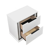 Lumin Pearl White Nightstand by Homelegance at Eve Furniture