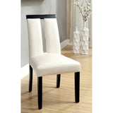 Luminar Black 7-Piece Dining Room Set by Furniture of America at Eve Furniture