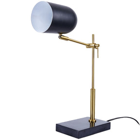 Lumora Table Lamp - Black outer - White inner by Ashcroft Furniture at Eve Furniture