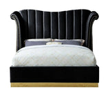 Luna Black 66"H King Platform Bed by New Era Innovations at Eve Furniture