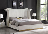 Luna Cream 66"H Queen Platform Bed by New Era Innovations at Eve Furniture