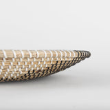 Luna Large Light Brown Seagrass Round Wall Hanging Plate by Mercana at Eve Furniture