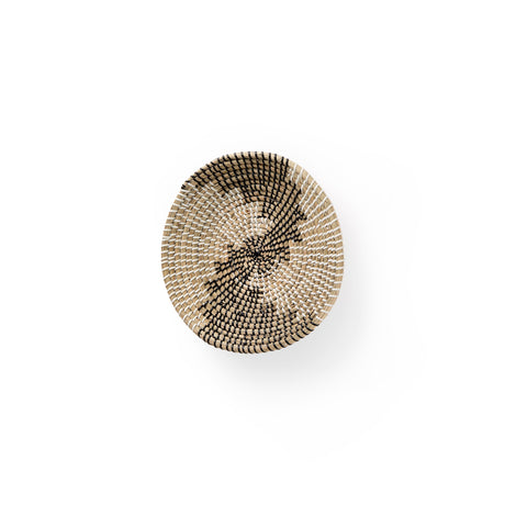 Luna Light Brown Seagrass Round Wall Hanging Plate by Mercana at Eve Furniture