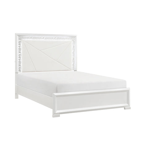 Luna Pearl White Chest by Homelegance at Eve Furniture
