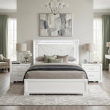 Luna Pearl White Chest by Homelegance at Eve Furniture