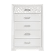Luna Pearl White Chest by Homelegance at Eve Furniture