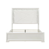 Luna Pearl White Glam Bedroom Set by Homelegance at Eve Furniture