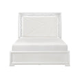 Luna Pearl White LED Queen Bed by Homelegance at Eve Furniture
