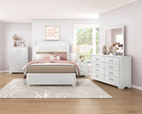 Luna Pearl White Nightstand by Homelegance at Eve Furniture
