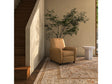 Luna Tan Leather Recliner Chair by MOES at Eve Furniture