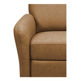 Luna Tan Leather Recliner Chair by Moe's Home at Eve Furniture